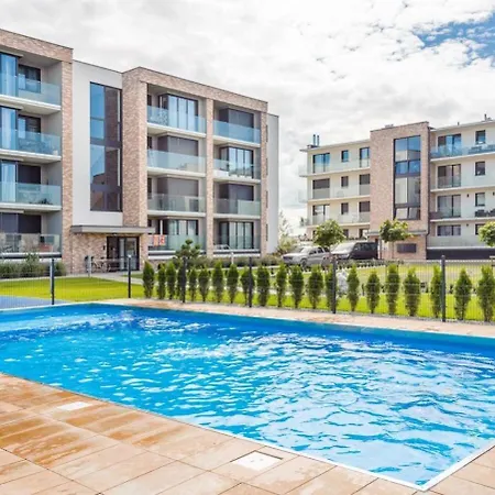 Horyzont Apartamenty-perlowa Przystan- Zewnetrzny Basen, Parking, Sniadanie- Blisko Do Plazy Zachodniej I Morza!!! Апартаменти Колобжег