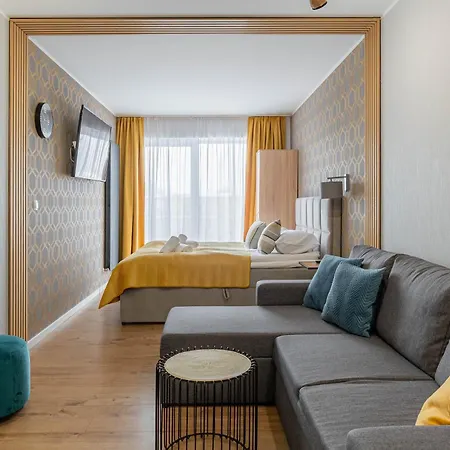 Lägenhet Horyzont Apartamenty-perlowa Przystan- Blisko Do Plazy Zachodniej I Morza!!! *